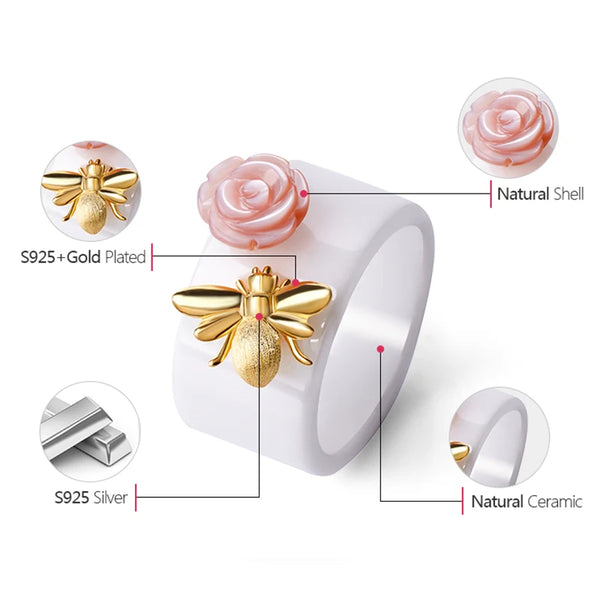 Bee Kiss  Ring