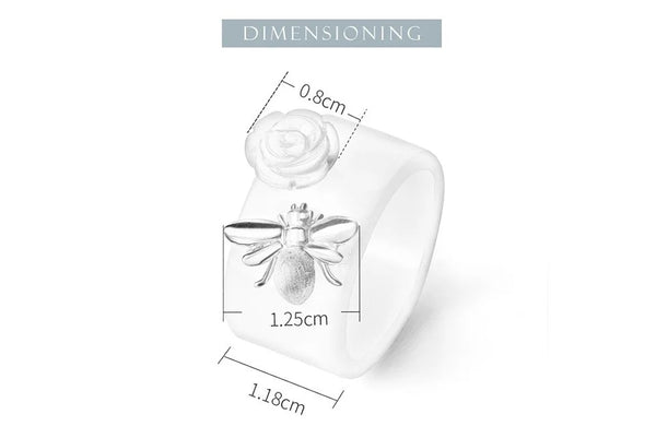 Bee Kiss  Ring