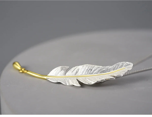 Goose Feather Pendant