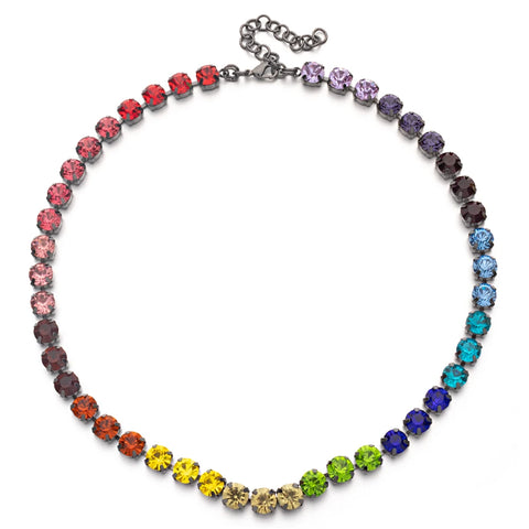 Crsytal Beads Necklace  Claw