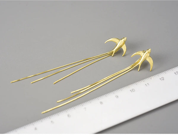 Swallows Flying  Earrings