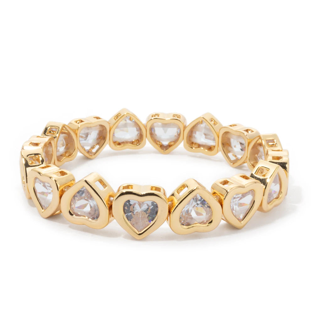 Zirconia Love Bangle