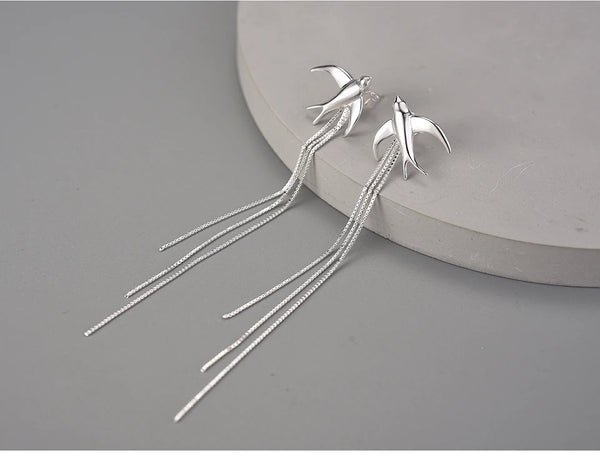 Swallows Flying  Earrings