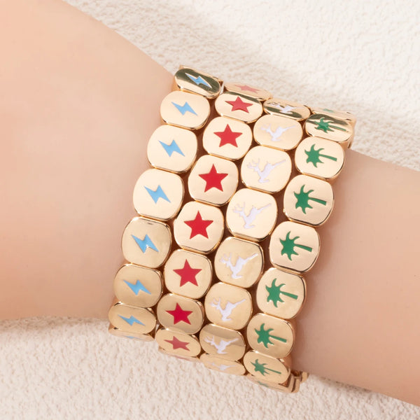 Star Light Palm Elk Bangle
