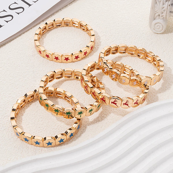 Star Light Palm Elk Bangle