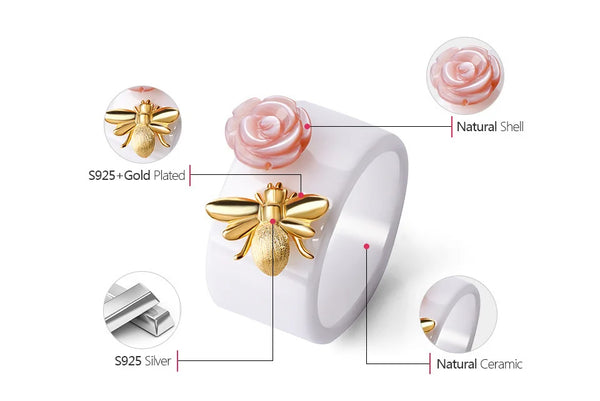 Bee Kiss  Ring