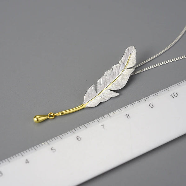 Goose Feather Pendant