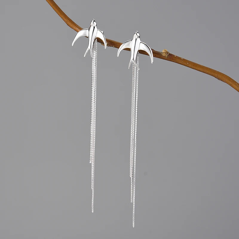 Swallows Flying  Earrings