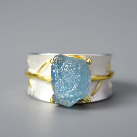Aquamarine  Rings