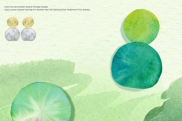 Lotus Leaves  Earrings