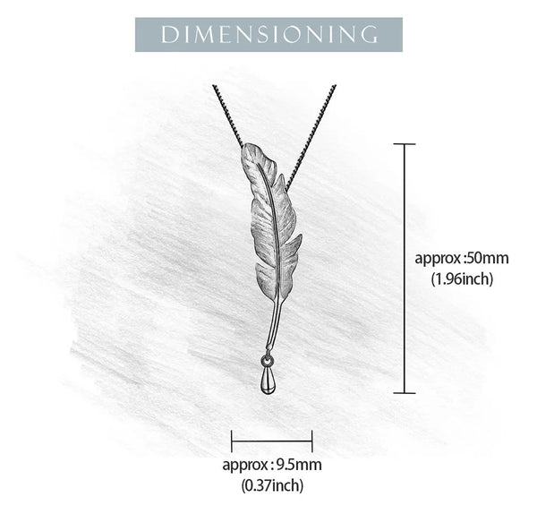 Goose Feather Pendant