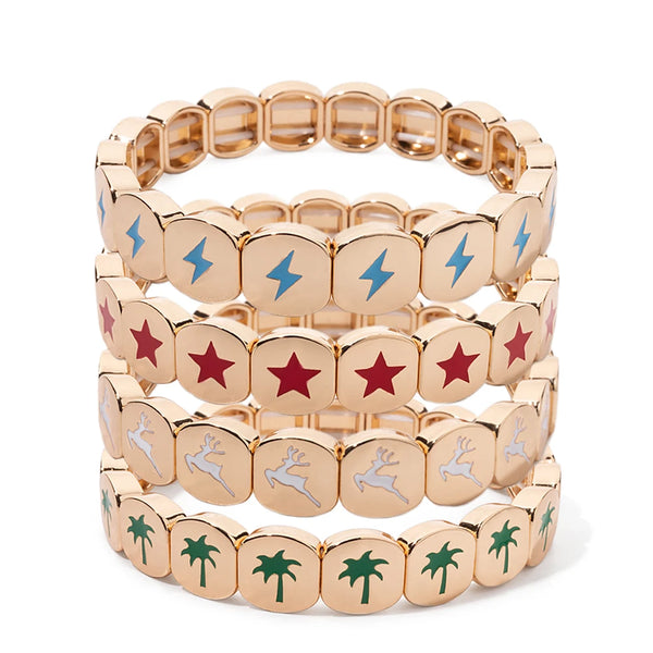 Star Light Palm Elk Bangle