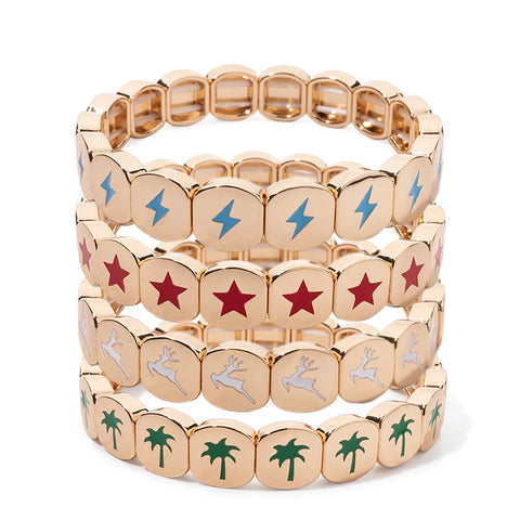 Star Light Palm Elk Bangle