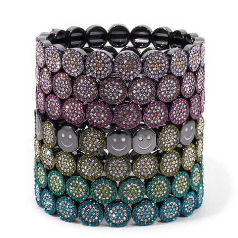 Paved Enamel Bracelets