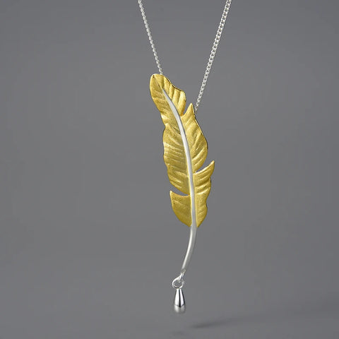 Goose Feather Pendant