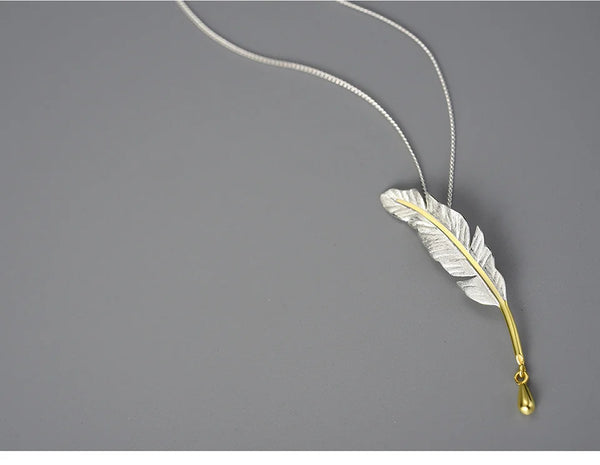 Goose Feather Pendant