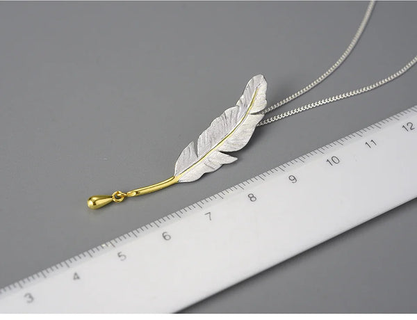 Goose Feather Pendant