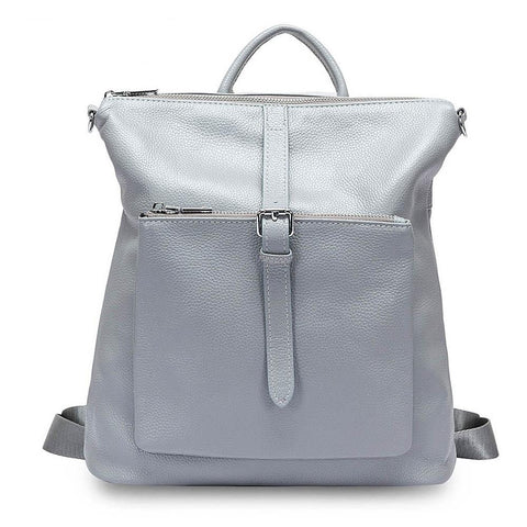 Genuine Leather Soft Skin Fashion Women Backpack