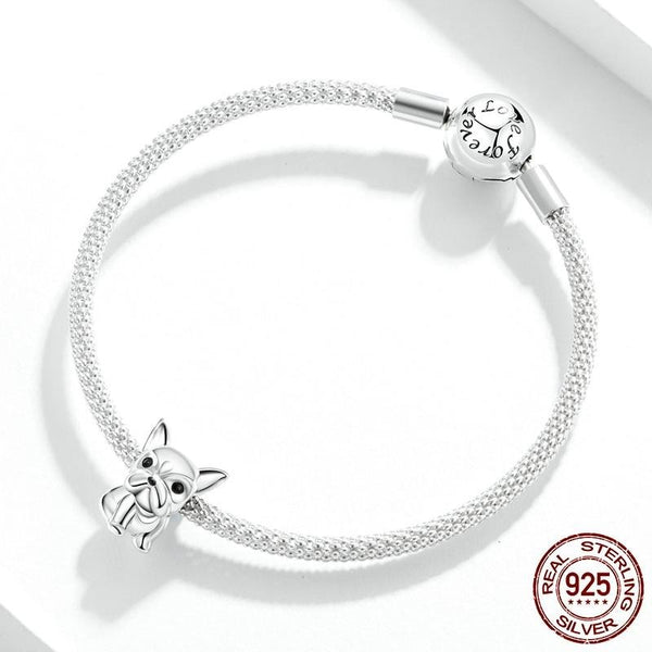 925 Sterling Silver Animal Enamel Bead Fit Original Bracelet Necklace